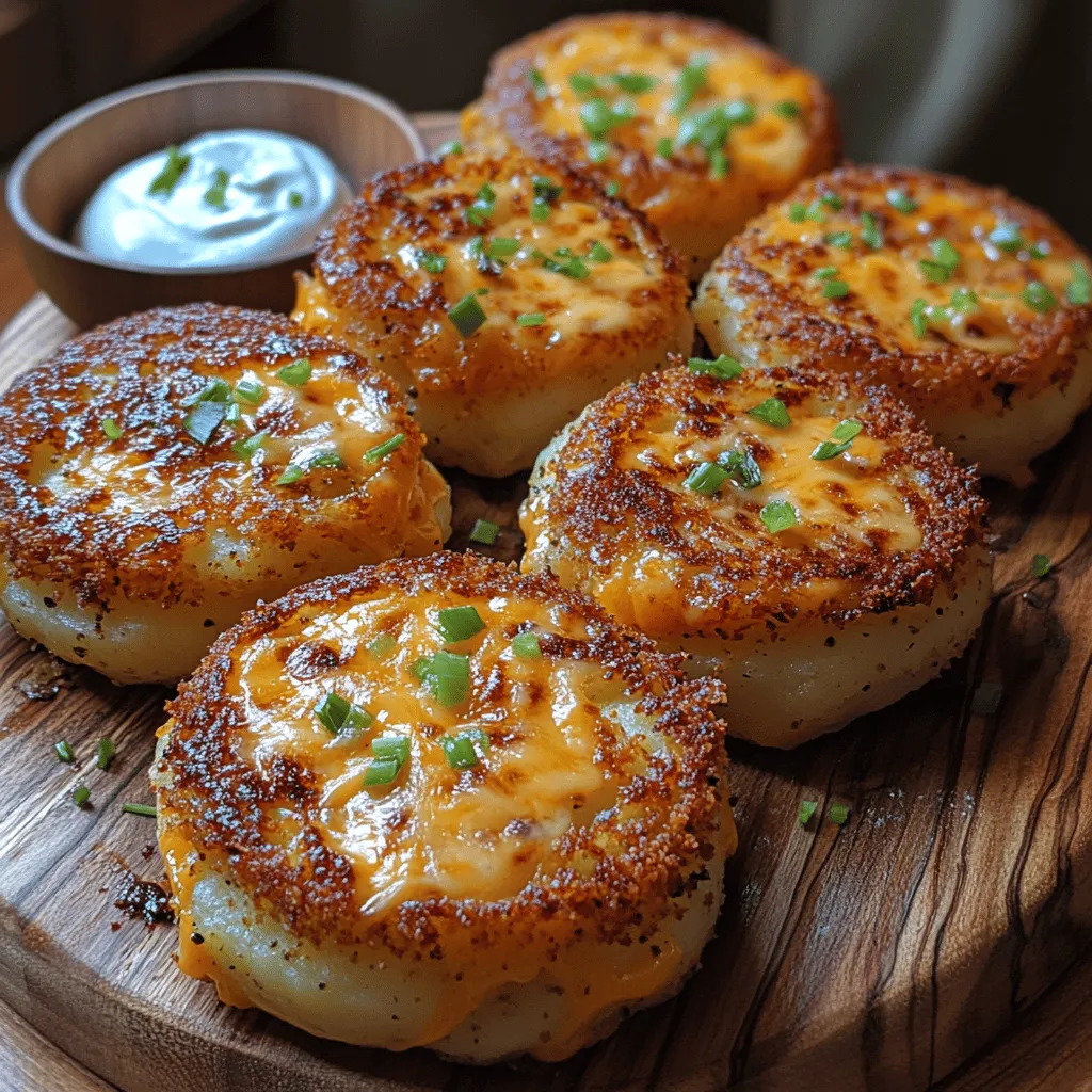 Crispy Cheesy Stuffed Potato Cakes: Ein köstliches Rezept