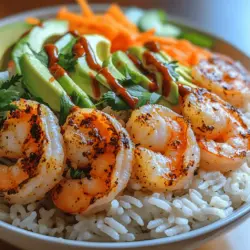 Zesty Shrimp Rice Bowls mit würziger Mayo sind nicht nur ein Augenschmaus, sondern auch eine gesunde und befriedigende Option für Mittag- oder Abendessen. Diese Schalen kombinieren zarte, gewürzte Garnelen mit fluffigem Jasminreis und einer Auswahl an frischen, knackigen Toppings, die jedem Bissen einen Hauch von exotischem Flair verleihen. Ob für einen gemütlichen Abend zu Hause oder als schnelles Gericht für ein Treffen mit Freunden – diese Rice Bowls sind immer eine hervorragende Wahl. In diesem Artikel werden wir die einzelnen Schritte zur Zubereitung dieser schmackhaften Schalen im Detail durchgehen und Ihnen interessante Informationen über die Zutaten und deren gesundheitlichen Vorteile bieten.