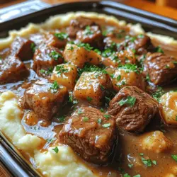 In dieser geschäftigen Welt, in der Zeit oft ein kostbares Gut ist, bietet das langsame Kochen eine Möglichkeit, sich mit köstlichen, herzhaften Gerichten zu verwöhnen. Eine der besten Optionen für ein solches Gericht sind die herzhaften, langsam gekochten Rindfleischspitzen mit reichhaltiger Soße. Dieses Rezept kombiniert zartes Rindfleisch mit aromatischen Gewürzen und einer reichhaltigen Soße, die jeden Bissen zu einem Genuss macht. Perfekt für Familienessen oder besondere Anlässe, lädt dieses Gericht dazu ein, in geselliger Runde genossen zu werden.