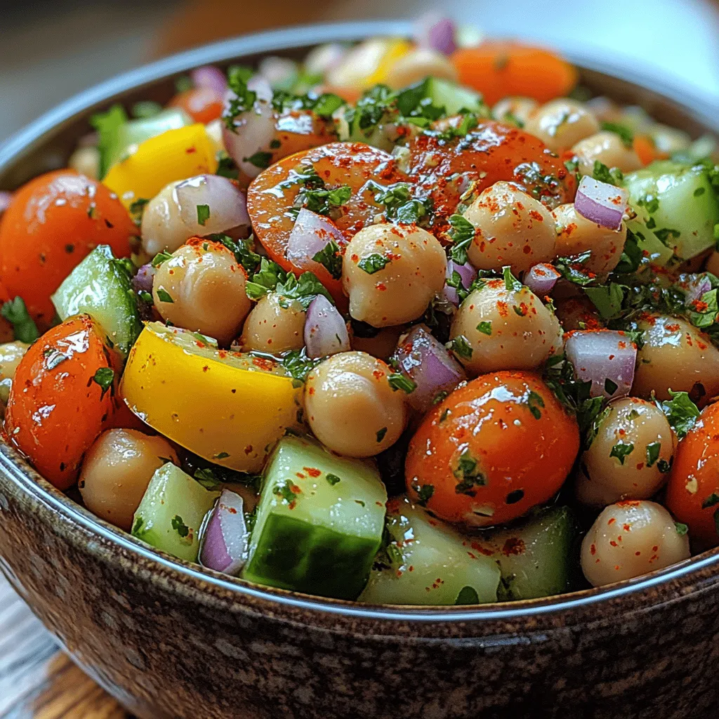 Was diesen Salat besonders macht, ist seine Vielseitigkeit. Er kann beliebig variiert werden, je nach Saison und persönlichen Vorlieben. Ob als leichtes Mittagessen, als Beilage zu Grillgerichten oder sogar als Snack für zwischendurch – dieser Kichererbsensalat passt einfach zu jeder Gelegenheit. Außerdem kann er hervorragend vorbereitet und im Kühlschrank aufbewahrt werden, was ihn zu einer praktischen Option für geschäftige Tage macht.