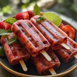 Bevor wir mit der Zubereitung beginnen, werfen wir einen genaueren Blick auf die Zutaten, die für die Herstellung dieser leckeren Mojito Berry Pops erforderlich sind. Jede Zutat spielt eine wichtige Rolle in Bezug auf Geschmack, Textur und Nährwert.