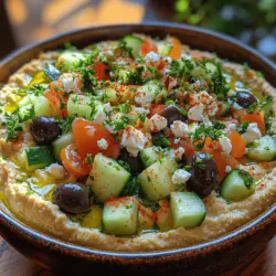 Um das beste griechisch inspirierte, beladene Hummus zuzubereiten, benötigen Sie eine Vielzahl von Zutaten, die sowohl Geschmack als auch Nährstoffe bieten. Hier ist eine detaillierte Übersicht über die Hauptzutaten und die köstlichen Toppings.