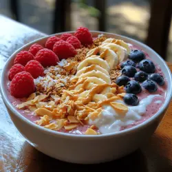 Bevor wir mit der Zubereitung beginnen, werfen wir einen Blick auf die notwendigen Zutaten. Diese Smoothie Bowl ist nicht nur lecker, sondern auch nahrhaft. Hier sind die Hauptbestandteile, die Sie benötigen: