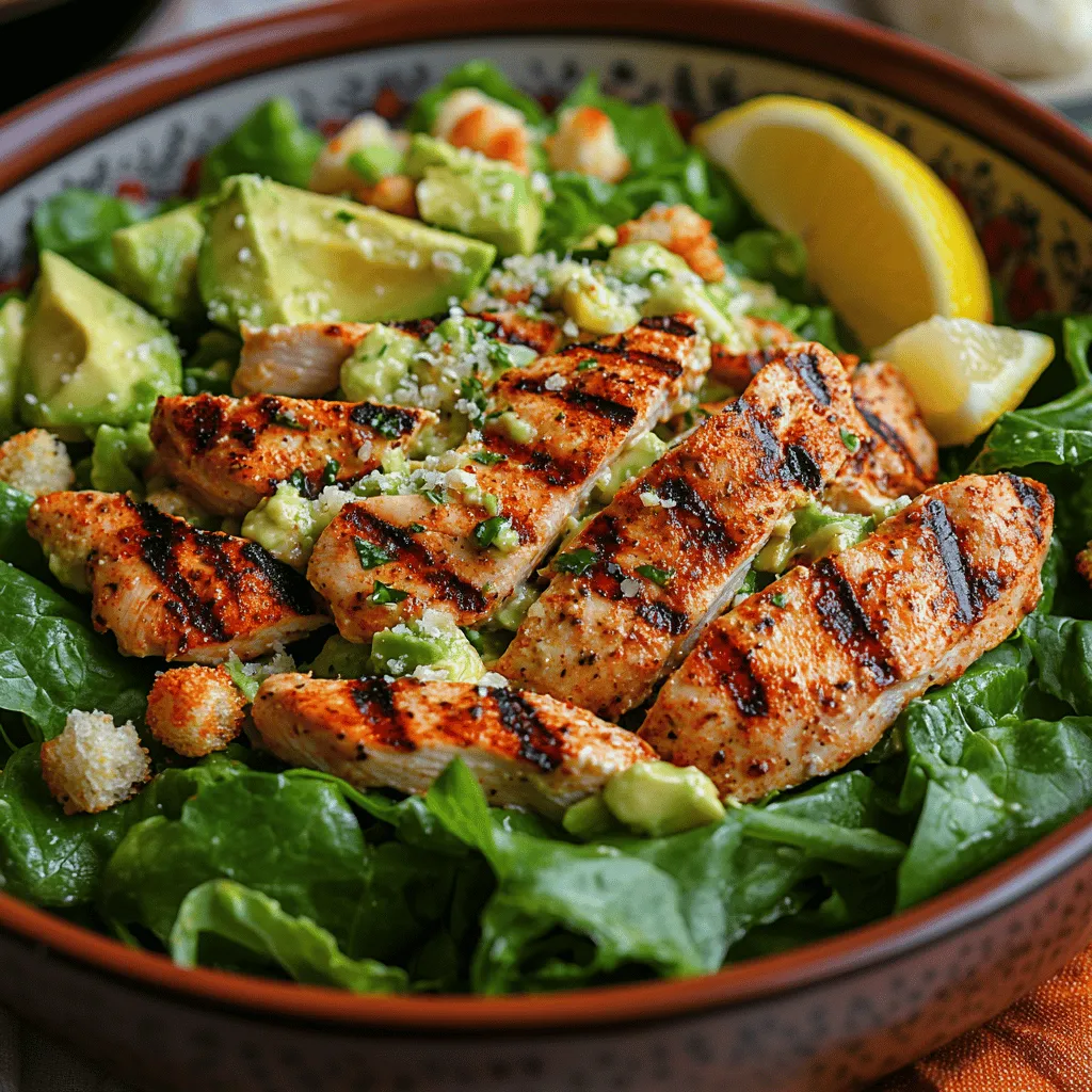 Willkommen in der Welt des cremigen Avocado-Hühnchen Caesar-Salats! Dieses Rezept kombiniert zwei beliebte kulinarische Trends: den klassischen Caesar-Salat und die köstliche, nährstoffreiche Avocado. Der Caesar-Salat, der seinen Ursprung in Mexiko hat, erfreut sich dank seines unverwechselbaren Geschmacks und der cremigen Konsistenz des Dressings großer Beliebtheit. Die Zugabe von Avocado verleiht diesem Gericht nicht nur eine zusätzliche Geschmacksdimension, sondern auch wertvolle gesunde Fette, die unser Körper benötigt.