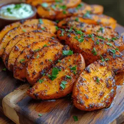 Knusprige Süßkartoffel-Wedges aus der Heißluftfritteuse sind nicht nur ein wahrer Genuss für den Gaumen, sondern auch eine gesunde Snack-Option, die sich perfekt für jede Gelegenheit eignet. Ob als Beilage zu einem Hauptgericht, als Fingerfood für eine Party oder einfach als gesunder Snack für zwischendurch – diese Wedges bieten eine köstliche und nährstoffreiche Alternative zu herkömmlichen Pommes frites.