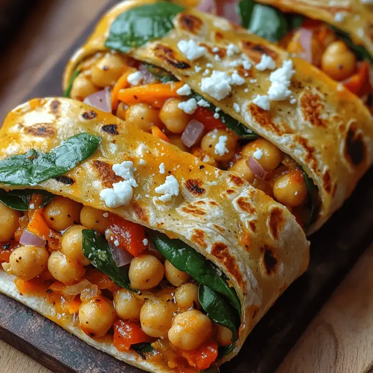 Um die besten Gerösteten Paprika Kichererbsen-Wraps zuzubereiten, benötigen Sie eine Vielzahl von frischen und gesunden Zutaten. Hier ist eine detaillierte Übersicht der notwendigen Komponenten: