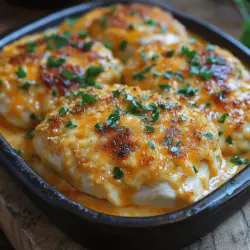 Im hektischen Alltag suchen viele von uns nach einfachen, aber köstlichen Rezepten, die sowohl nahrhaft als auch schnell zuzubereiten sind. Das Rezept für gebackenes Cheddar Ranch Hähnchen vereint all diese Eigenschaften und bringt einen herzhaften Geschmack auf den Tisch. Mit knuspriger Käsekruste und dem cremigen Geschmack von Ranch-Dressing wird dieses Gericht schnell zum Favoriten in Ihrem Zuhause. Ideal für ein schnelles Abendessen oder als Teil eines gemütlichen Familienessens, ist dieses Rezept sowohl unkompliziert als auch befriedigend.
