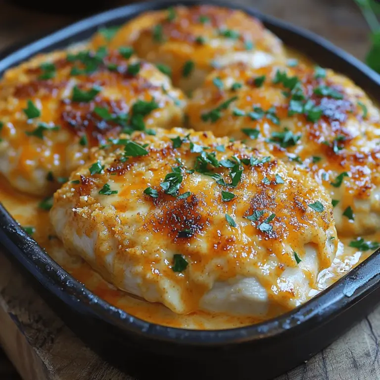 Im hektischen Alltag suchen viele von uns nach einfachen, aber köstlichen Rezepten, die sowohl nahrhaft als auch schnell zuzubereiten sind. Das Rezept für gebackenes Cheddar Ranch Hähnchen vereint all diese Eigenschaften und bringt einen herzhaften Geschmack auf den Tisch. Mit knuspriger Käsekruste und dem cremigen Geschmack von Ranch-Dressing wird dieses Gericht schnell zum Favoriten in Ihrem Zuhause. Ideal für ein schnelles Abendessen oder als Teil eines gemütlichen Familienessens, ist dieses Rezept sowohl unkompliziert als auch befriedigend.