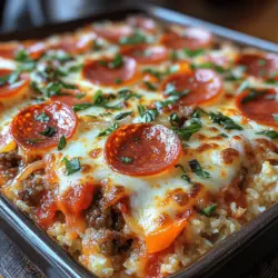 Die Idee hinter dem Käse Low Carb Pizza Auflauf ist es, die klassischen Geschmäcker einer Pizza in einer Form zu bündeln, die weniger Kohlenhydrate enthält. Blumenkohlreis ersetzt den traditionellen Pizzaboden und sorgt für eine leichte, aber dennoch sättigende Basis. Diese Art der Zubereitung ist nicht nur gesund, sondern auch äußerst praktisch für Familien, die wenig Zeit zum Kochen haben. Der Käse Low Carb Pizza Auflauf kann im Voraus zubereitet und dann einfach im Ofen überbacken werden, was ihn zu einer idealen Option für hektische Wochentage macht.