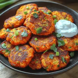 Bevor wir mit der Zubereitung beginnen, werfen wir einen genaueren Blick auf die Zutaten, die für die Karotten-Verrückten Gewürz-Fritter benötigt werden. Jede Zutat spielt eine wichtige Rolle im Geschmack und in der Textur der Fritter: