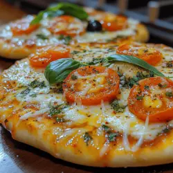 Naanbrot ist die perfekte Grundlage für diese Pizza, da es sowohl weich als auch geschmackvoll ist. Ursprünglich aus der indischen Küche stammend, hat sich Naan als vielseitiges Brot etabliert, das in verschiedenen Variationen erhältlich ist. Es wird traditionell aus einem speziellen Teig hergestellt, der Hefe enthält, was ihm seine luftige und weiche Textur verleiht.