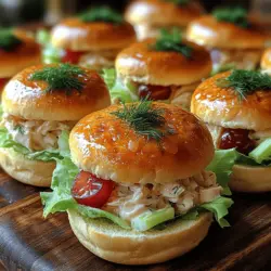 Die Auswahl der richtigen Zutaten ist entscheidend für den Geschmack und die Qualität der Mini Hähnchen-Salat Slider. Hier sind die Hauptbestandteile, die Sie benötigen: