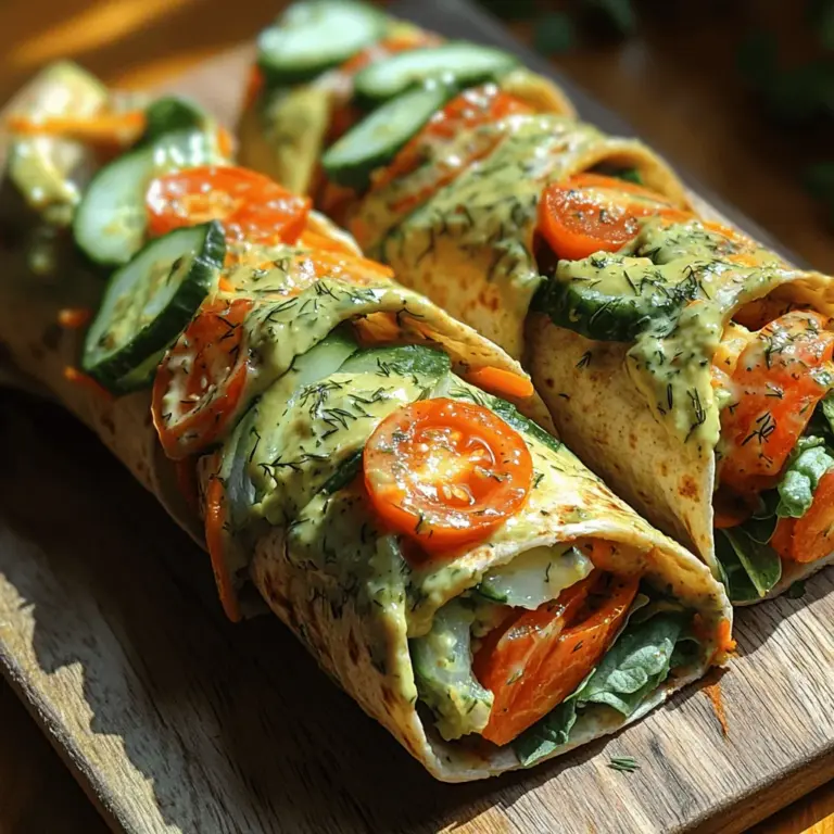 In der heutigen schnelllebigen Welt sind gesunde Snacks und leichte Mittagessen wichtiger denn je. Die cremigen veganen Avocado-Ranch-Wraps bieten eine köstliche und nahrhafte Möglichkeit, die Mittagspause zu genießen oder einen schnellen Snack zu sich zu nehmen. Diese Wraps kombinieren die cremige Textur von Avocado mit frischen Kräutern und knackigem Gemüse, was sie zu einer perfekten Wahl für alle, die sich pflanzlich ernähren oder einfach nur gesunde Alternativen in ihre Ernährung integrieren möchten.