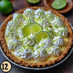 Der Key Lime Pie ist nicht nur ein beliebtes Dessert in den USA, sondern auch ein echter Klassiker, der für seine spritzige Frische und die cremige Konsistenz bekannt ist. Ursprünglich aus den Florida Keys stammend, spiegelt dieser Pie die Aromen der tropischen Region wider und erfreut sich aufgrund seines erfrischenden Geschmacks großer Beliebtheit, besonders an warmen Sommertagen.