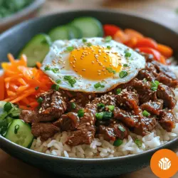 Bulgogi ist ein klassisches koreanisches Gericht, das aus mariniertem Rindfleisch besteht, das typischerweise gegrillt oder gebraten wird. Die Marinade verleiht dem Fleisch nicht nur einen intensiven Geschmack, sondern macht es auch zart und saftig. Die Hauptzutaten der Marinade sind Sojasauce, Zucker, Sesamöl, Knoblauch, Ingwer und Gochujang, eine koreanische Chilipaste, die dem Gericht eine angenehme Schärfe verleiht.