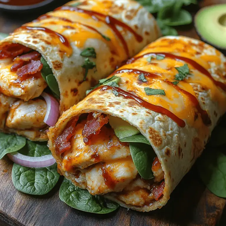 Um diese leckeren Wraps zuzubereiten, benötigen Sie folgende Zutaten: