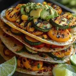 Die Auswahl der richtigen Zutaten ist entscheidend für das Gelingen der rauchigen gegrillten Gemüse-Tacos. Hier ist eine umfassende Übersicht über die verwendeten Zutaten und deren Vorteile: