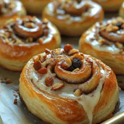 In der Welt der Desserts gibt es kaum etwas Verlockenderes als frisch gebackene Zimtschnecken. Diese Blätterteig Zimtschnecken sind ein wahrer Genuss, der sowohl für besondere Anlässe als auch für einen gemütlichen Nachmittag geeignet ist. Mit ihrer knusprigen Außenschicht und der süßen, aromatischen Füllung sind sie ein perfektes Highlight für jeden Kaffeetisch. Das Beste daran? Sie sind einfach zuzubereiten und benötigen nur wenige Zutaten, die man oft schon zu Hause hat.