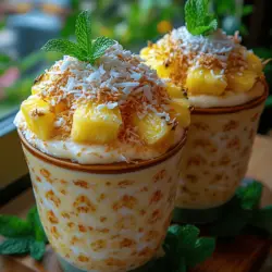 Um die perfekten tropischen gefrorenen Ananas-Kokos-Becher zuzubereiten, benötigen Sie eine Handvoll einfacher, aber geschmackvoller Zutaten. Hier ist eine detaillierte Beschreibung der Hauptbestandteile: