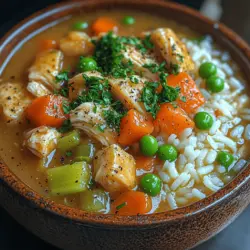 An kalten Tagen gibt es nichts Besseres als eine wärmende, herzhafte Suppe. Die Gemütliche Komfort-Slow-Cooker-Hühnchen-Reis-Suppe ist genau das perfekte Gericht, um Körper und Seele zu erwärmen. Diese nahrhafte Suppe kombiniert zartes Hähnchenfleisch, frisches Gemüse und aromatische Kräuter und bietet so eine köstliche und ausgewogene Mahlzeit für die ganze Familie. Mit ihrer einfachen Zubereitung im Slow Cooker ist sie nicht nur praktisch, sondern auch reich an Geschmack und Nährstoffen. Ob zum Mittagessen oder Abendessen, diese Suppe wird Ihre Liebsten begeistern und für ein Gefühl von Geborgenheit sorgen.