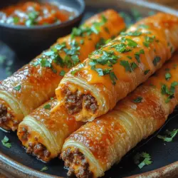 Die Auswahl der richtigen Zutaten ist entscheidend für den Geschmack und die Textur unserer Käse Taco-Sticks. Hier sind die Hauptbestandteile, die Sie benötigen: