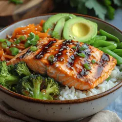 Eine der Hauptkomponenten unserer Teriyaki-Lachs-Bowls ist die Teriyaki-Sauce. Diese traditionelle japanische Sauce ist bekannt für ihren süß-salzigen Geschmack und ihre vielseitige Verwendung in der asiatischen Küche. Die Zubereitung einer perfekten Teriyaki-Sauce ist nicht nur einfach, sondern auch der Schlüssel zu einem geschmacklich intensiven Gericht. Schauen wir uns die Zutaten an, die diese Sauce so besonders machen.