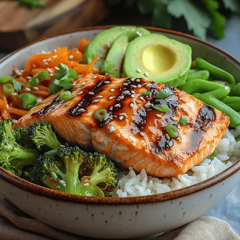 Eine der Hauptkomponenten unserer Teriyaki-Lachs-Bowls ist die Teriyaki-Sauce. Diese traditionelle japanische Sauce ist bekannt für ihren süß-salzigen Geschmack und ihre vielseitige Verwendung in der asiatischen Küche. Die Zubereitung einer perfekten Teriyaki-Sauce ist nicht nur einfach, sondern auch der Schlüssel zu einem geschmacklich intensiven Gericht. Schauen wir uns die Zutaten an, die diese Sauce so besonders machen.