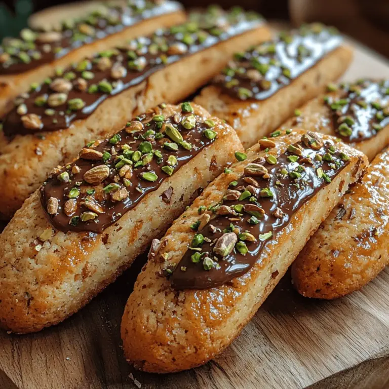 Biscotti sind nicht nur ein klassisches italienisches Gebäck, sondern auch ein beliebter Snack, der die perfekte Begleitung zu einer Tasse Kaffee oder Tee darstellt. Diese knusprigen Kekse sind in ihrer ursprünglichen Form einfach und köstlich, aber die Kombination aus gerösteten Mandeln und zartbitterer Schokolade macht sie zu einem wahren Genuss. In diesem Artikel laden wir Sie ein, die Kunst des Biscotti-Backens zu entdecken, und präsentieren Ihnen ein detailliertes Rezept für knusprige schokoladengetauchte Mandel-Biscotti.