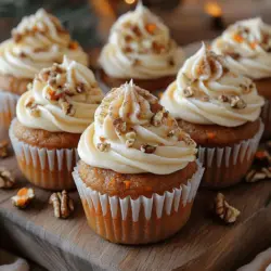 Wenn es um köstliche Desserts geht, hat der Karottenkuchen seit Jahrzehnten einen besonderen Platz in den Herzen vieler. Diese Himmlischen Mini Karottenkuchen Cupcakes sind nicht nur ein Genuss für den Gaumen, sondern auch eine wahre Augenweide. Dank ihrer handlichen Größe sind sie perfekt für Partys, besondere Anlässe oder einfach für einen süßen Snack zwischendurch. Die Kombination aus saftigen Karotten, fruchtiger Ananas und einem cremigen Frischkäse-Frosting macht diese Cupcakes zu einem unwiderstehlichen Highlight auf jedem Desserttisch.