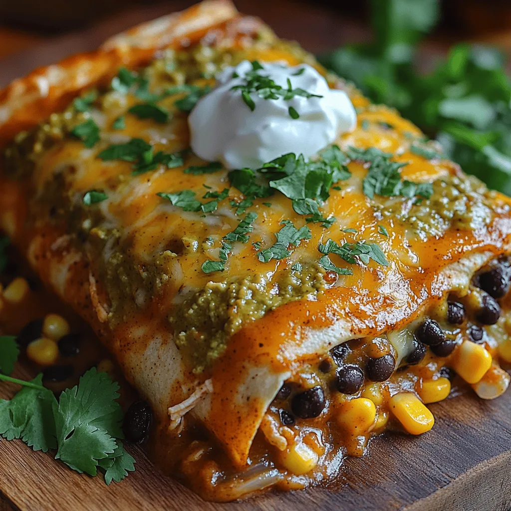 Der Grüne Chile-Hühnchen-Enchilada-Auflauf ist eine köstliche Kombination aus zartem, zerkleinertem Hähnchen, cremiger Enchilada-Sauce, würzigen Bohnen und frischem Mais, alles zwischen schichtweise angeordneten Maistortillas. Dieses Gericht bietet nicht nur einen großartigen Geschmack, sondern auch eine ausgewogene Ernährung, da es reich an Proteinen und Ballaststoffen ist.