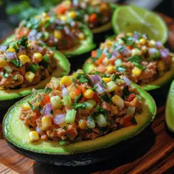 Eine köstliche und gesunde Mahlzeit muss nicht kompliziert sein. Die tropischen Thunfisch-gefüllten Avocados sind der perfekte Ausdruck von Einfachheit und Genuss. Diese erfrischende Kombination aus cremiger Avocado und aromatischem Thunfisch ist nicht nur ein Fest für den Gaumen, sondern auch eine nahrhafte Wahl für unkomplizierte Mittagessen oder als beeindruckender Snack. Mit nur wenigen Zutaten lassen sich diese gefüllten Avocados schnell zubereiten und sind ideal für warme Sommertage oder als leichtes Abendessen. In diesem Artikel werden wir die Zubereitung dieses einzigartigen Gerichts detailliert durchgehen, während wir die gesundheitlichen Vorteile der Hauptzutaten hervorheben und interessante Variationen vorstellen.