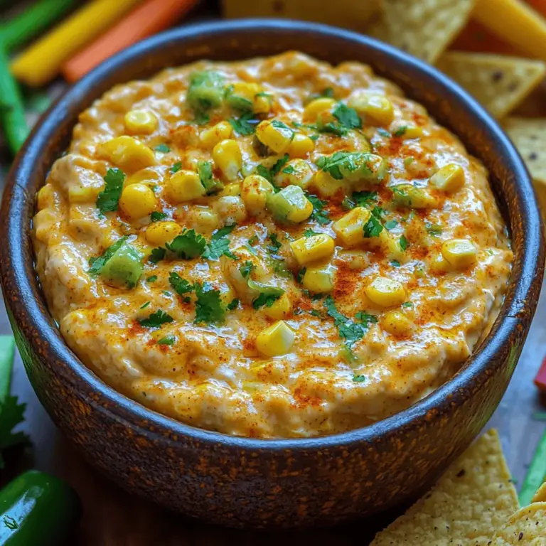 In der Welt der Snacks gibt es kaum etwas Besseres als einen cremigen Dip, der sowohl köstlich als auch einfach zuzubereiten ist. Der cremige Koriander-Mais-Dip ist eine perfekte Ergänzung zu jeder Party, einem gemütlichen Abendessen oder einfach als Snack für zwischendurch. Mit einer Kombination aus süßem Mais, frischem Koriander und einem Hauch von Schärfe durch Jalapeños begeistert dieser Dip jeden Gaumen. Egal, ob Sie ihn zu Tortilla-Chips, frischen Gemüsesticks oder einfach pur genießen, dieser Dip wird garantiert zum Hit auf Ihrem Tisch.
