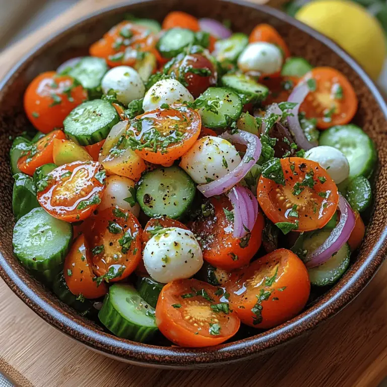 Um einen wirklich schmackhaften Tomatensalat zuzubereiten, ist die Auswahl der richtigen Zutaten entscheidend. Hier sind die Hauptzutaten, die Sie benötigen, um diesen erfrischenden Salat zuzubereiten: