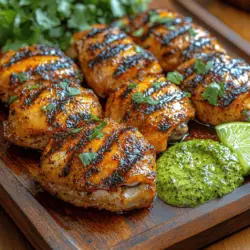 Das Würzige Peruanische Gegrillte Hühnchen ist ein schmackhaftes Gericht, das die Vielfalt und den Reichtum der peruanischen Küche verkörpert. Mit seiner aromatischen Marinade, die das Hühnchen durchdringt, und der cremigen grünen Sauce, die es perfekt ergänzt, ist dieses Rezept nicht nur eine Gaumenfreude, sondern auch äußerst einfach zuzubereiten. Ob für ein geselliges Grillfest im Garten oder ein entspanntes Abendessen mit der Familie, dieses Gericht bringt nicht nur Farbe auf den Tisch, sondern auch einen unverwechselbaren Geschmack, der sowohl Freunde als auch Familie begeistern wird.
