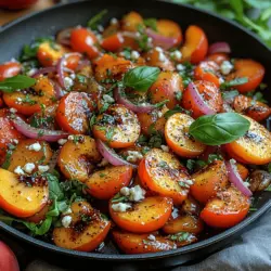 In der heutigen schnelllebigen Zeit gewinnen saisonale Zutaten und die Rückbesinnung auf regionale Küche immer mehr an Bedeutung. Frische Produkte, die in der jeweiligen Saison geerntet werden, bieten nicht nur bessere Geschmackserlebnisse, sondern sind auch reich an Nährstoffen. Die Tomaten-Pfirsich Sommer-Pfanne nutzt die Fülle des Sommers mit ihren saftigen Tomaten und süßen Pfirsichen, die in den warmen Monaten auf ihren Höhepunkt reifen. Durch den Einsatz von saisonalen Zutaten werden nicht nur die lokalen Bauern unterstützt, sondern auch die Umwelt geschont, da lange Transportwege entfallen.