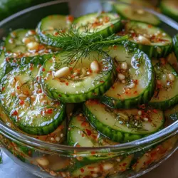 Die Wahl der richtigen Gurken ist entscheidend für den Erfolg dieses Rezepts. In der Regel werden für die Krossen Knoblauch-Dill-Gurken Salatgurken oder Einlegegurken verwendet. Salatgurken sind länger und haben eine glatte Haut, während Einlegegurken kleiner und oft dicker sind. Beide Sorten bringen ihre eigenen Vorzüge mit sich, daher sollten Sie je nach Verfügbarkeit und persönlichem Geschmack wählen.