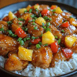 Das tropische hawaiianische Crockpot-Hähnchen ist weit mehr als nur ein Gericht; es ist ein Geschmackserlebnis, das die Aromen des Paradieses direkt auf Ihren Tisch bringt. Mit jeder Gabel, die Sie nehmen, werden Sie in einen entspannenden hawaiianischen Strandurlaub versetzt, während die Kombination aus saftigem Hähnchen, fruchtiger Ananas und einer perfekt abgestimmten Soße Ihre Geschmacksknospen verzaubert. Dieses Gericht ist ideal für gesellige Familienessen oder entspannte Abende, an denen Sie einfach die Seele baumeln lassen möchten.