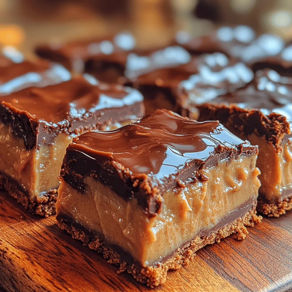 Um die perfekten Gooey Schokoladen-Erdnussbutter-Quadrate zuzubereiten, benötigen Sie folgende Zutaten: