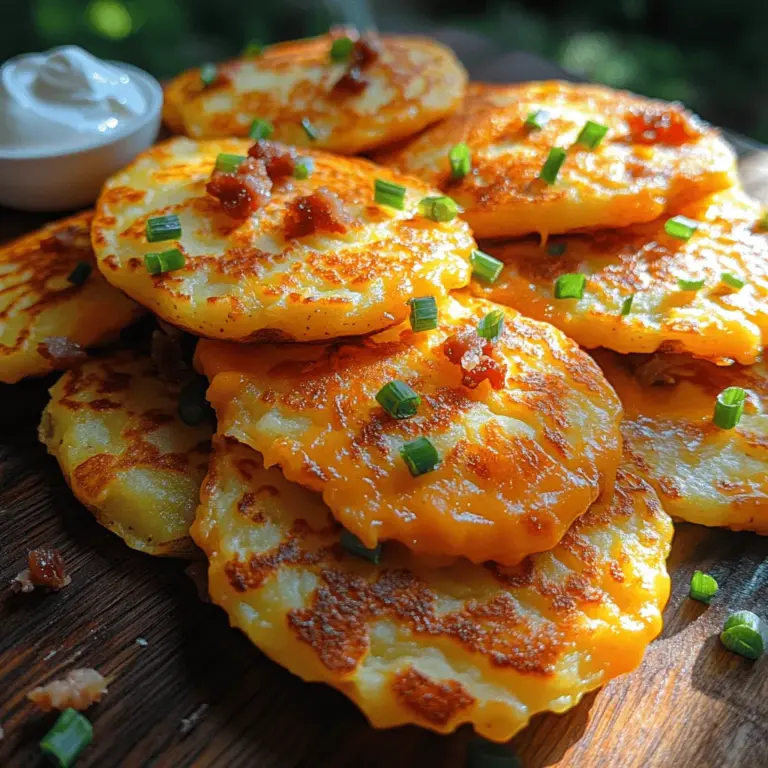 Die Wahl der richtigen Kartoffelsorte ist entscheidend für die Textur der Puffer. Russet-Kartoffeln sind aufgrund ihres hohen Stärkegehalts ideal, da sie beim Braten besonders knusprig werden. Diese Kartoffeln haben eine raue, braune Schale und ein mehliges Inneres, das beim Reiben eine perfekte Konsistenz für die Puffer ergibt. Das hohe Stärkelevel sorgt dafür, dass die Puffer beim Braten eine goldene, knusprige Kruste entwickeln, während das Innere weich und zart bleibt. Wenn Sie die Kartoffeln schälen und reiben, verlieren Sie zwar etwas von ihrer Stärke, aber der Geschmack und die Textur bleiben dank der Russet-Kartoffeln unvergleichlich.