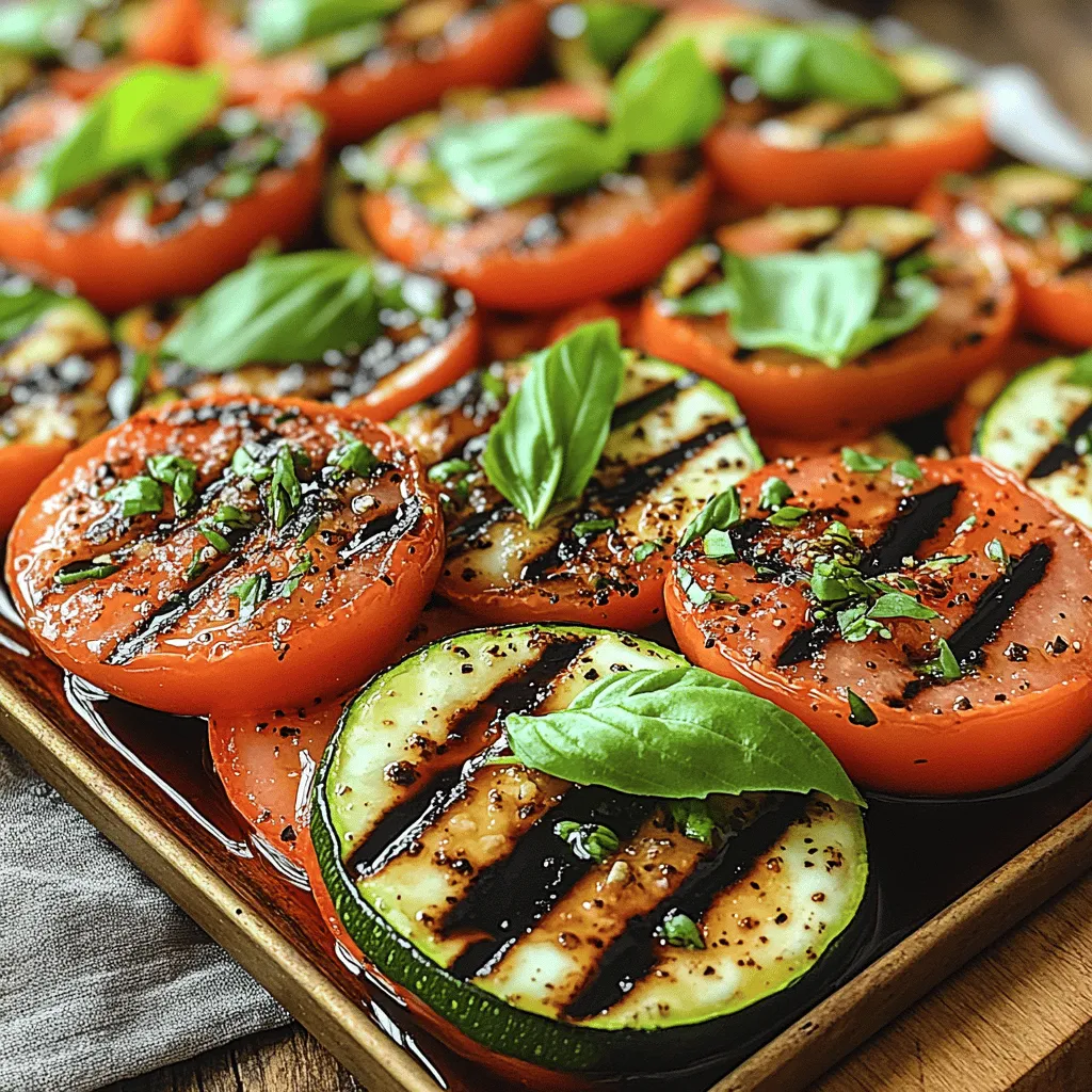 Um einen köstlichen Gegrillten Zucchini Caprese Salat zuzubereiten, sind die richtigen Zutaten entscheidend. Hier ist eine detaillierte Übersicht über die Zutaten und deren Vorteile:
