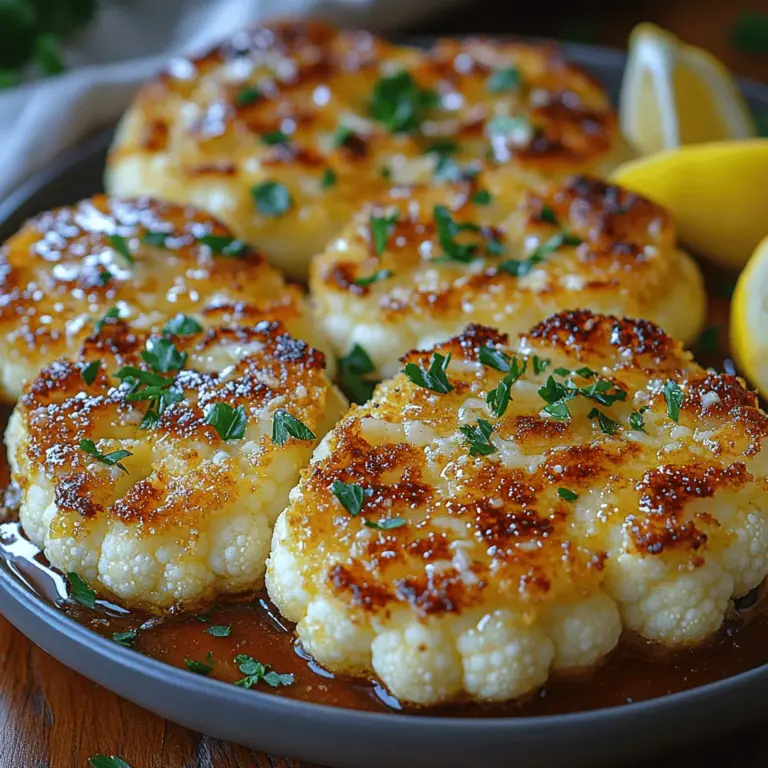 Willkommen zu einem der schmackhaftesten und gesündesten Rezepte, die Sie in Ihrer Küche zaubern können: die Goldenen Parmesan Blumenkohl-Steaks. Dieses Gericht erfreut sich nicht nur in der veganen Community großer Beliebtheit, sondern hat auch die Herzen von Fleischliebhabern erobert, die auf der Suche nach einer schmackhaften und gesunden Alternative sind. Blumenkohl hat in den letzten Jahren als vielseitiges Gemüse einen regelrechten Höhenflug erlebt und wird häufig als Basis für eine Vielzahl von Gerichten verwendet.