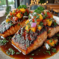 Der gegrillte Lachs mit Pfirsichsalsa ist nicht nur ein Fest für die Sinne, sondern auch ein gesundes Gericht, das in der modernen Küche immer beliebter wird. Ursprünglich aus den Küstenregionen Nordamerikas und Teilen Europas stammend, erfreut sich Lachs aufgrund seines feinen Geschmacks und seiner Vielseitigkeit großer Beliebtheit. Der Kontrast zwischen dem zarten, reichhaltigen Lachs und der fruchtigen Frische der Pfirsichsalsa macht dieses Gericht zu einem besonderen Erlebnis, das sowohl im Alltag als auch bei festlichen Anlässen überzeugt.