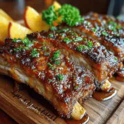 BBQ-Rippchen sind ein zeitloser Klassiker, der in vielen Kulturen und bei zahlreichen Anlässen beliebt ist. Ob bei einem Grillfest im Sommer, einem gemütlichen Familienessen oder einer Feier – Rippchen sind immer ein Hit! Die Kombination aus zartem Fleisch, einer süßen und würzigen Glasur und dem verführerischen Aroma von geräuchertem Paprika und Bourbon macht diese Klebrigen BBQ-Rippchen mit Pfirsich-Bourbon-Glasur zu einem absoluten Gaumenschmaus. In diesem Rezept vereinen sich die Aromen von saftigen Pfirsichen und dem robusten Geschmack von Bourbon, was zu einer unvergleichlichen Geschmackserfahrung führt.