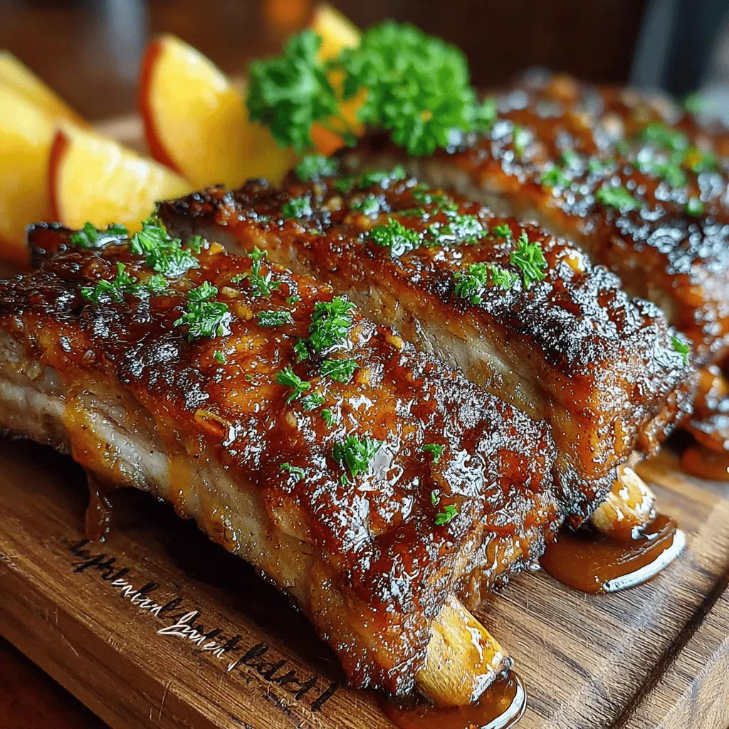 BBQ-Rippchen sind ein zeitloser Klassiker, der in vielen Kulturen und bei zahlreichen Anlässen beliebt ist. Ob bei einem Grillfest im Sommer, einem gemütlichen Familienessen oder einer Feier – Rippchen sind immer ein Hit! Die Kombination aus zartem Fleisch, einer süßen und würzigen Glasur und dem verführerischen Aroma von geräuchertem Paprika und Bourbon macht diese Klebrigen BBQ-Rippchen mit Pfirsich-Bourbon-Glasur zu einem absoluten Gaumenschmaus. In diesem Rezept vereinen sich die Aromen von saftigen Pfirsichen und dem robusten Geschmack von Bourbon, was zu einer unvergleichlichen Geschmackserfahrung führt.