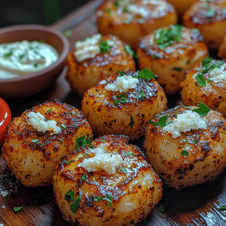 Wenn du auf der Suche nach einem schmackhaften und gleichzeitig einfachen Snack oder Beilage bist, dann sind die knusprigen Knoblauch-Parmesan-Ofenkartoffel-Täschchen genau das Richtige für dich! Diese kleinen Köstlichkeiten kombinieren die herzhaften Aromen von frisch geriebenen Kartoffeln mit dem intensiven Geschmack von Knoblauch und Parmesan. Sie sind perfekt für Partys, als Beilage zum Hauptgericht oder einfach als Snack für zwischendurch.