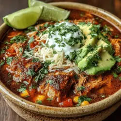 Willkommen zu einem köstlichen und herzhaften Rezept, das nicht nur einfach zuzubereiten ist, sondern auch beeindruckend aussieht: Herzhafter Slow Cooker Chicken Fajita Chili. Dieses Gericht ist perfekt für alle, die eine herzhafte, gesunde Mahlzeit lieben, die sich wunderbar für ein Familienessen oder eine gesellige Runde eignet. Der Slow Cooker übernimmt fast die gesamte Arbeit, sodass Sie sich zurücklehnen und entspannen können, während die Aromen in Ihrem Chili miteinander verschmelzen.