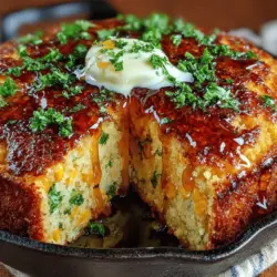 Hausgemachte Rezepte haben einen besonderen Platz in unseren Herzen. Sie sind nicht nur eine Quelle des Genusses, sondern auch ein Ausdruck von Tradition und Gemeinschaft. In der heutigen schnelllebigen Welt, in der Fast Food und vorgefertigte Produkte dominieren, ist es erfrischend, ein Rezept zu finden, das so einfach zuzubereiten ist und gleichzeitig den Geschmack von Heimat und Wärme vermittelt. Das süße Honigbutter-Baked Cornbread ist genau das – eine köstliche und einfache Art, den Gaumen zu erfreuen und die Seele zu wärmen.