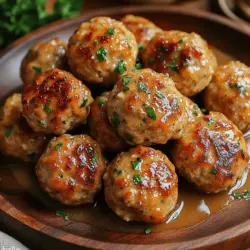 In der Welt der herzhaften Gerichte gibt es kaum etwas, das so befriedigend ist wie frisch gebackene Puterbällchen. Diese kleinen Leckerbissen sind nicht nur schmackhaft, sondern auch äußerst vielseitig – sie eignen sich perfekt als Hauptgericht oder Snack für gesellige Abende. Mit ihrem köstlichen Knoblaucharoma und der zarten Textur sind sie eine großartige Ergänzung für jedes Menü. Die Kombination aus magerem Putenfleisch, frischen Kräutern und einer aromatischen Knoblauchsoße macht dieses Rezept zu einem Highlight in der Küche.