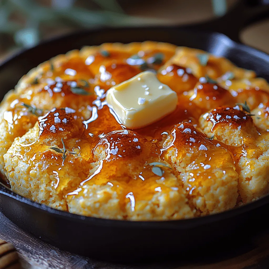 Das Rezept für Goldene Freude, ein süßes Honig-Butter-Maisbrot, ist eine wahre Delikatesse, die in vielen Haushalten für ihre Einfachheit und den unvergleichlichen Geschmack geschätzt wird. Die Verwendung von Honig und Butter in Kombination mit der leicht nussigen Note des Maismehls macht dieses Rezept zu einem besonderen Genuss, der perfekt für jede Gelegenheit ist. Ob als Beilage zu herzhaften Eintöpfen, als Frühstücksbrot oder einfach nur zum Naschen zwischendurch – dieses Maisbrot wird schnell zu einem Favoriten in Ihrer Küche.