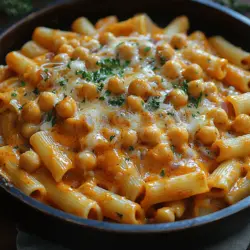 In der Welt der Pasta-Gerichte gibt es unzählige Möglichkeiten, um Geschmack und Textur zu kombinieren. Eines der aufregendsten und zugleich einfach zuzubereitenden Rezepte ist die Würzige Cremige Buffalo-Kichererbsen-Pasta. Dieses Gericht vereint die herzhaften Aromen von Kichererbsen mit einer cremigen Buffalo-Sauce, die eine angenehme Schärfe mit sich bringt. Es ist nicht nur eine hervorragende Wahl für ein schnelles Abendessen unter der Woche, sondern überzeugt auch Gäste bei besonderen Anlässen. Die Kombination aus der Würze der Buffalo-Sauce und der Cremigkeit der Sahne oder Kokosmilch sorgt für ein Geschmackserlebnis, das sowohl Vegetarier als auch Fleischliebhaber begeistert.
